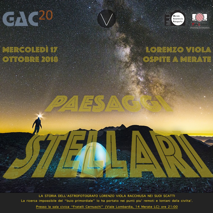 Lorenzo Viola fotografo, paesaggi stellari, astrofotografia, via lattea